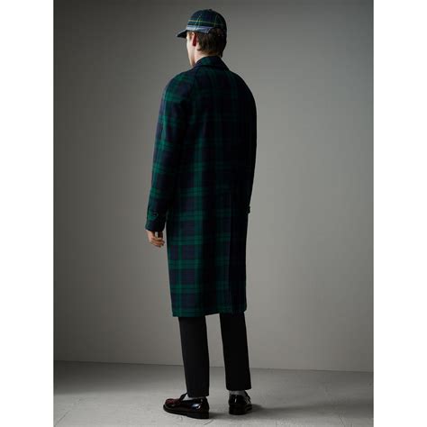 burberry black watch plaid coat